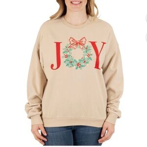 Christmas - Holiday  NWT State Of Mine Sweatshirt - JOY, XL